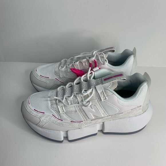 Size 10 - New Balance Vision Racer x Jaden Smith White Pink 2021 READ Shoes ONLY - Picture 2 of 8